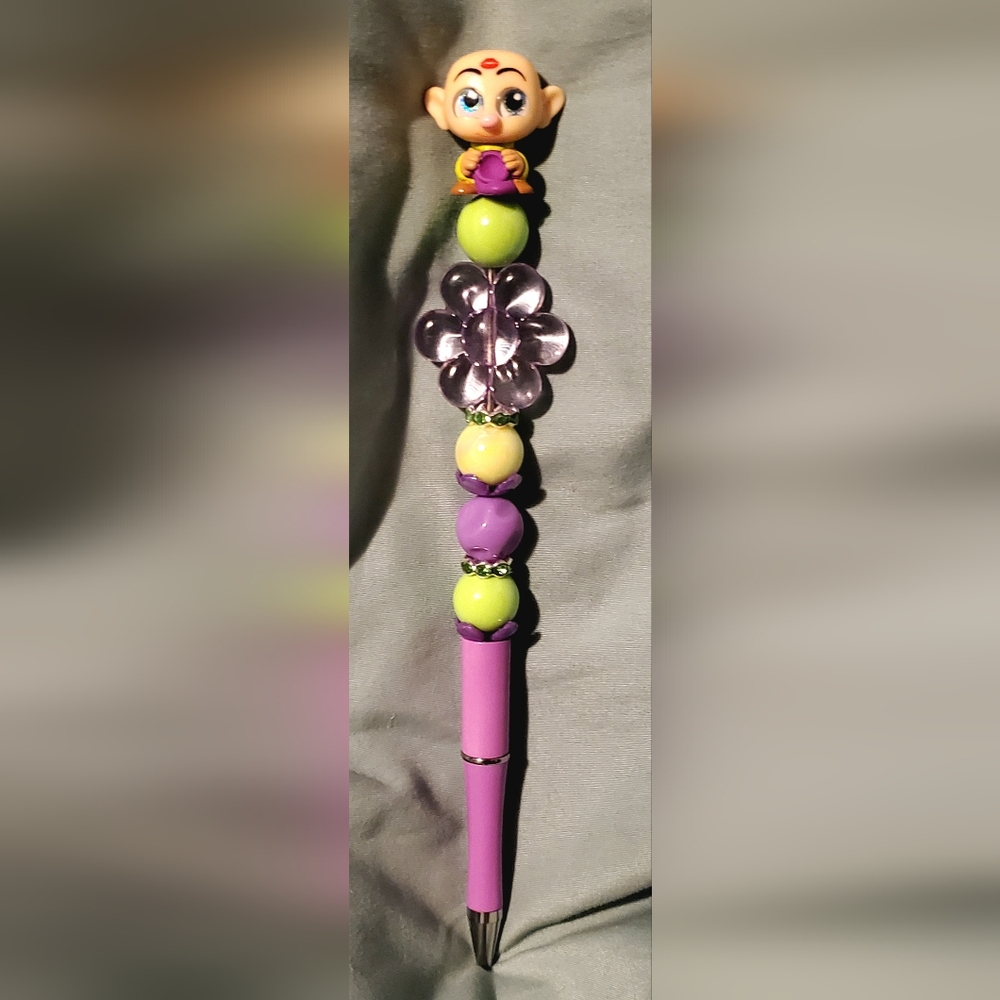 Dopey handmade beaded Pen